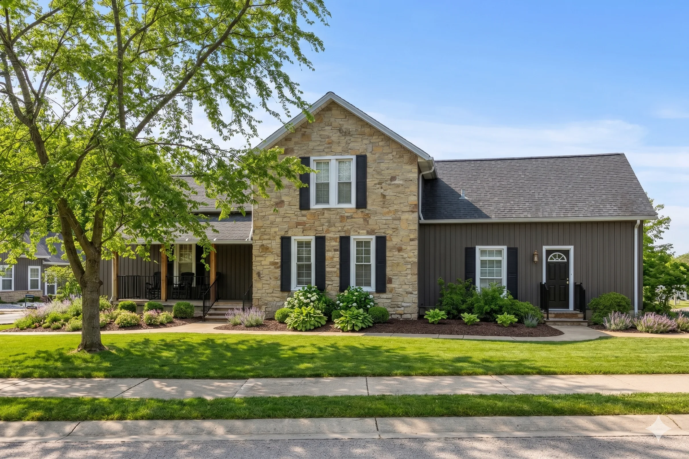 Briar cottage exterior — family lodging available on campus in Middlefield, Ohio